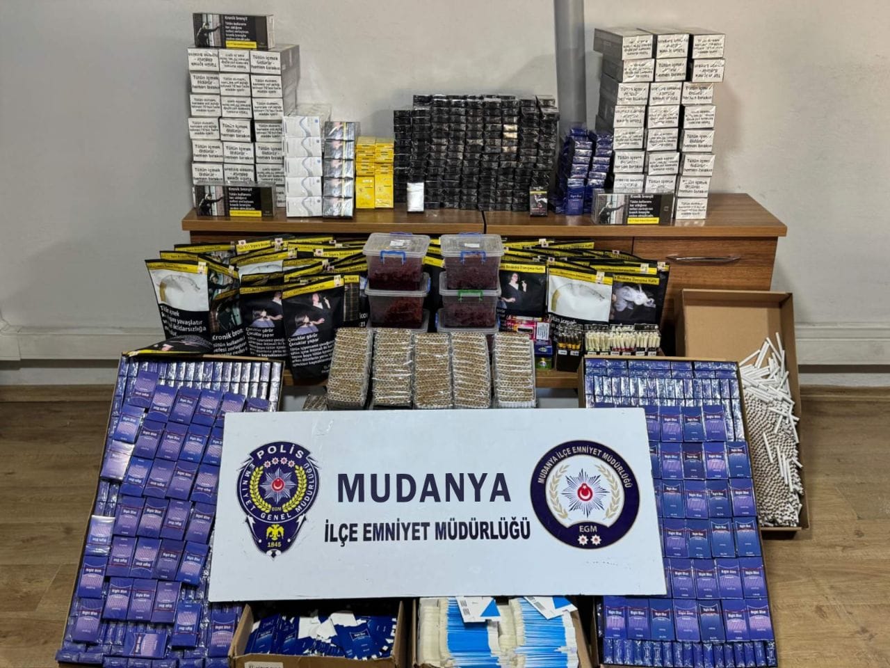 Mudanya’da Kaçak Tütün Operasyonu: 200 Bin TL’lik Ürün Ele Geçirildi