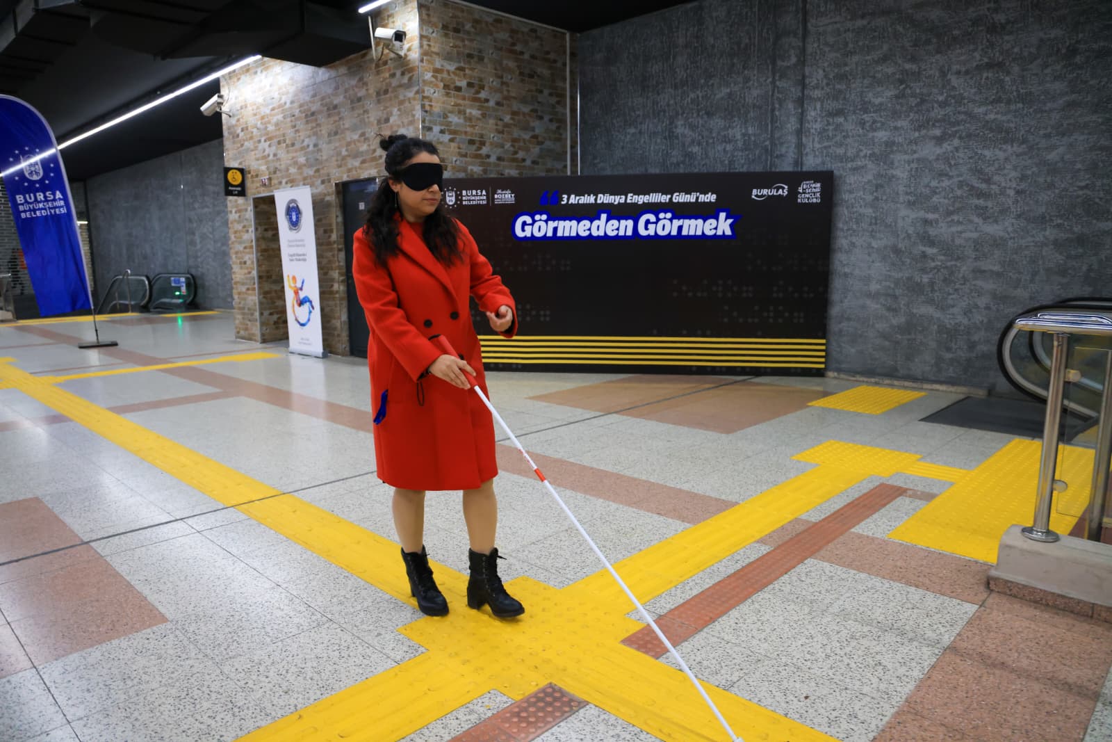 Bursa’da ‘Empati Parkuru’ ile Engellilerin Yaşam Mücadelesi Deneyimlendi