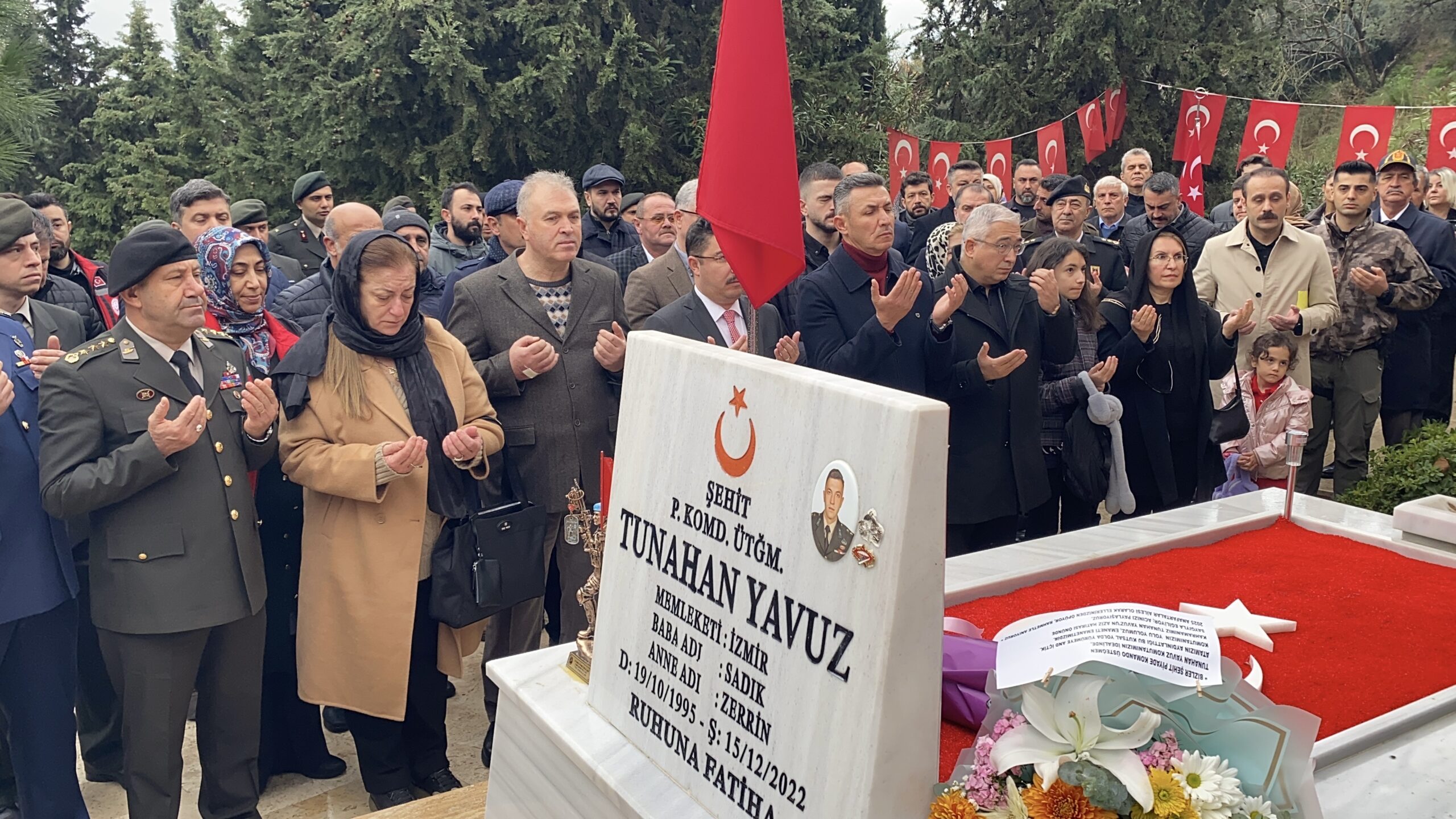 Şehit Üsteğmen Tunahan Yavuz, şehadetinin 3. yılında mudanya’da dualarla anıldı