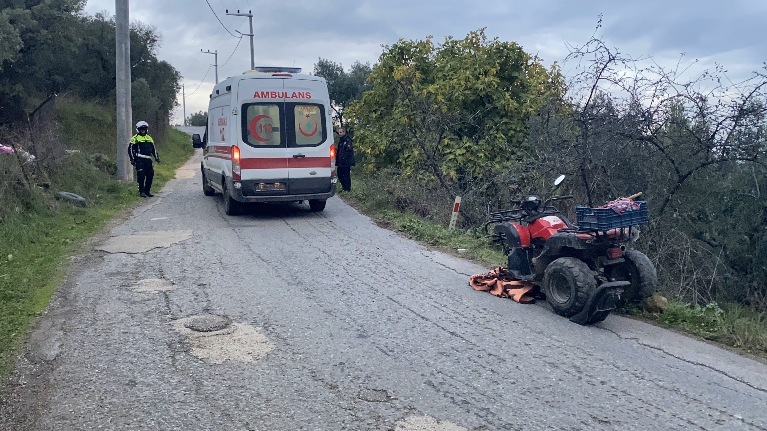 Mudanya’da ATV Kazası: 1’i ağır 2 kişi yaralandı