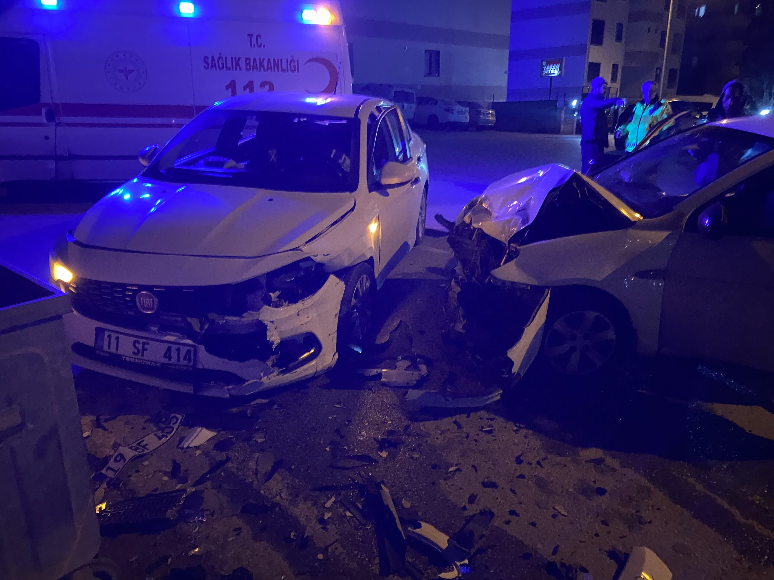 Mudanya’da hız ihlali feci kazaya yol açtı: 2’si ağır 4 yaralı