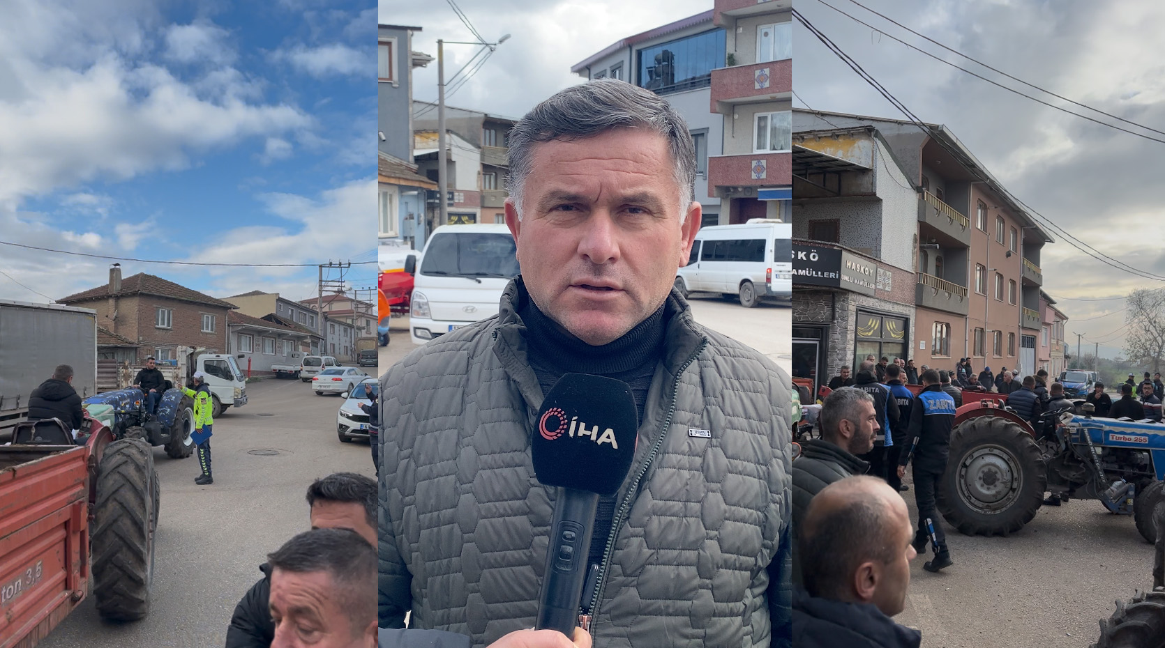 Mudanya Hasköy’de imar krizi büyüyor: Yıkım traktörlerle kurulan barikatla durduruldu